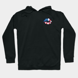 American Flag Lips Hoodie